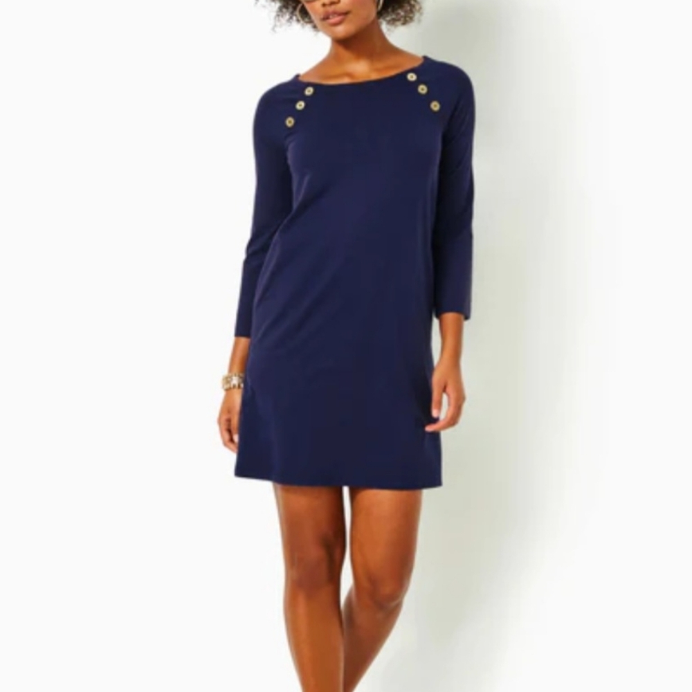 NWT Lilly Pulitzer Kaelin UPF 50+ dress - Navy - Size XL